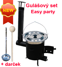 Kotlíkové gulášové sety nerez + darček