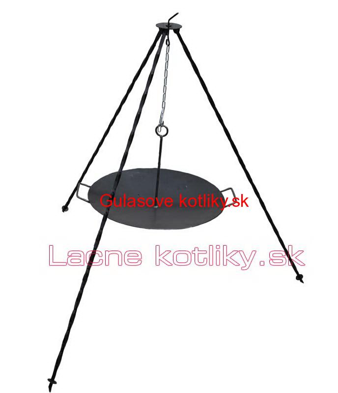 Železná grilovacia panvica 44 cm