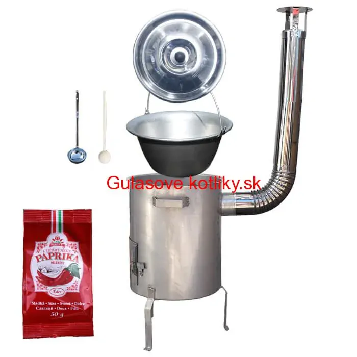 Nerezový kotlík 20 L (1,2 mm) INOX + nerezová kotlina (1,5 mm) 42 cm STRONG EXCLUSIVE