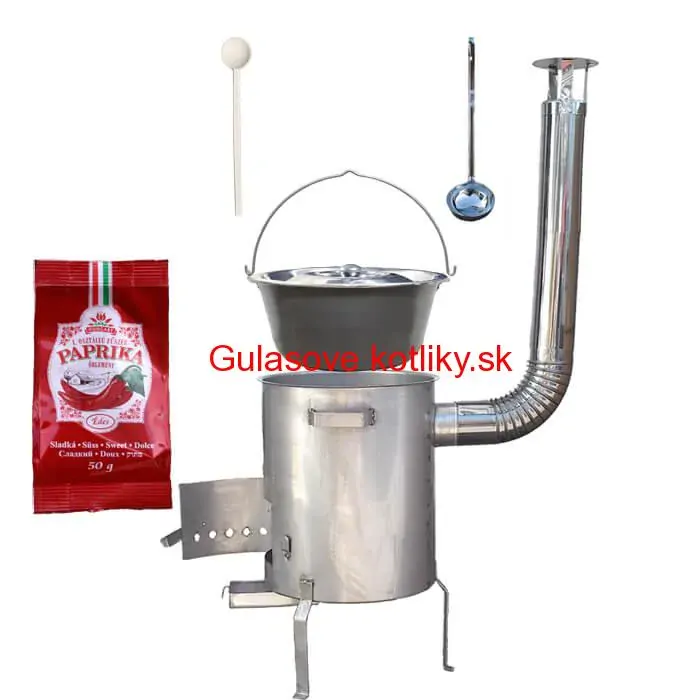 Nerezový kotlík 20 L (1,2 mm) INOX + nerezová kotlina (1,5 mm) 42 cm STRONG EXCLUSIVE