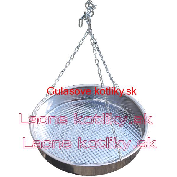 Nerezová panvica s retiazkou 49 cm