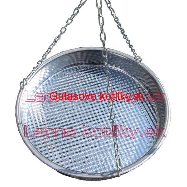 Nerezová panvica s retiazkou 49 cm