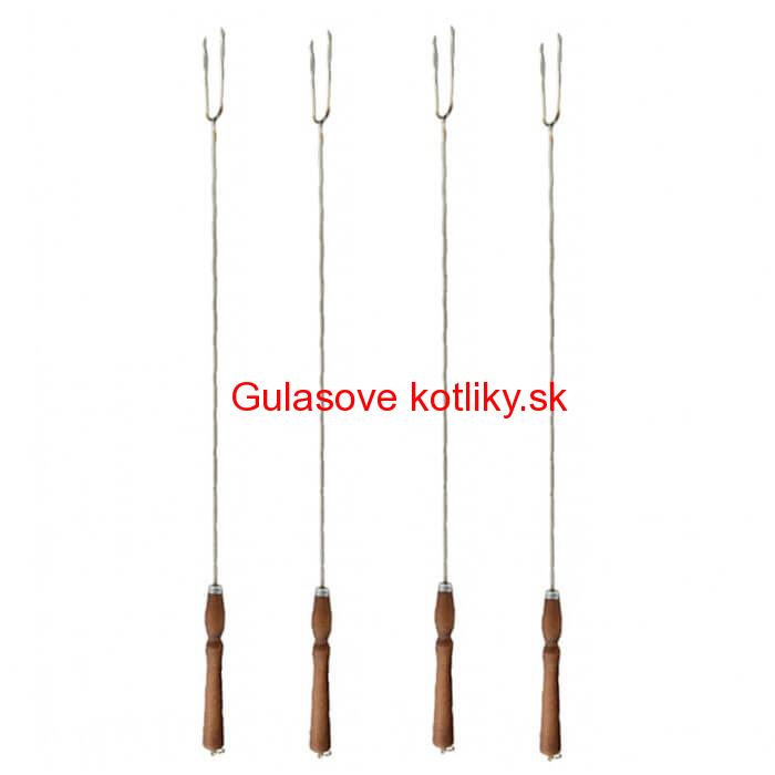 Vidlička na opekanie 90 cm 4 ks NEREZ