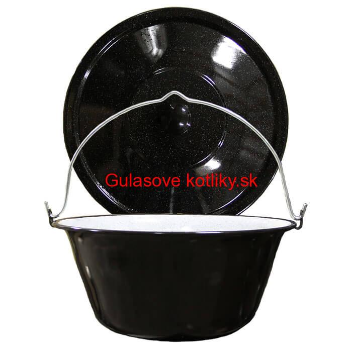 Smaltovaný kotlík 25 L + pokrievka