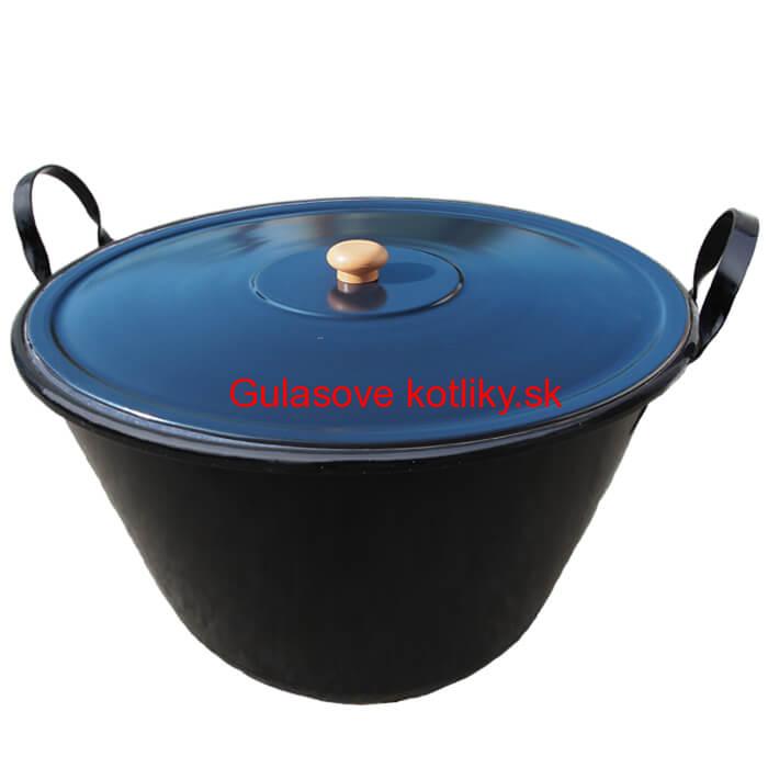Kotol na zabíjačku smaltovaný 100 L + pokrievka