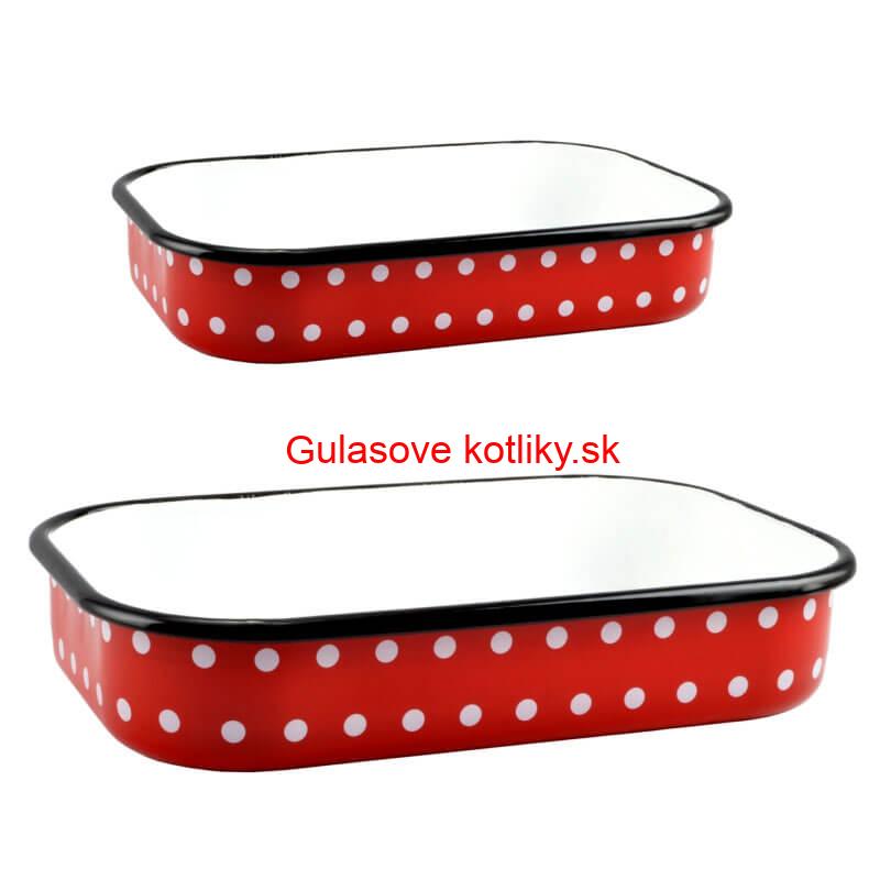 Smaltovane pekáče DECOR 2 ks