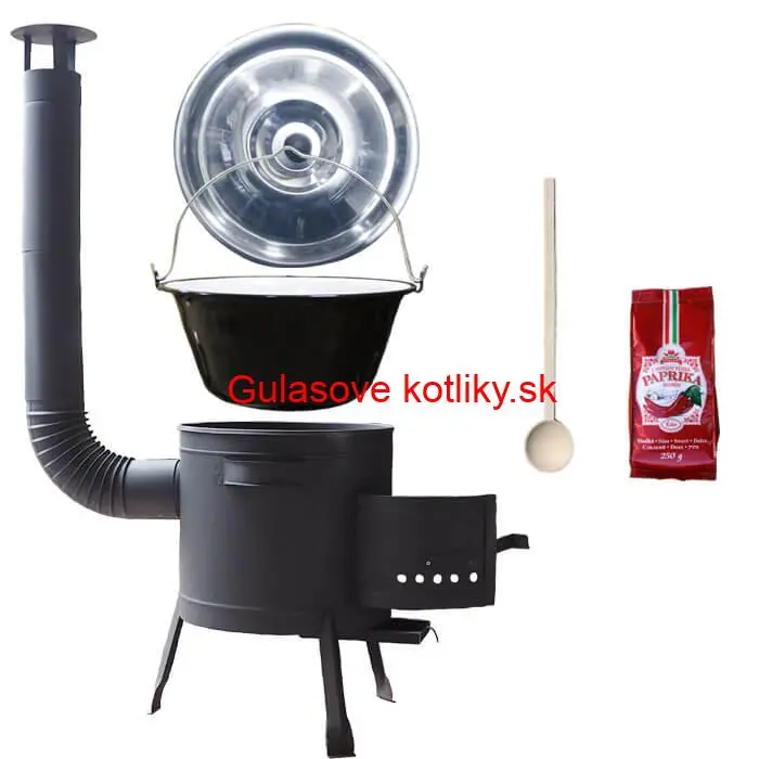 Smaltovaný kotlík 25 L (1,2 mm) + hrubostenná (1,5 mm) žiaruvzdorná kotlina BALKY STRONG 42 PLUS 600