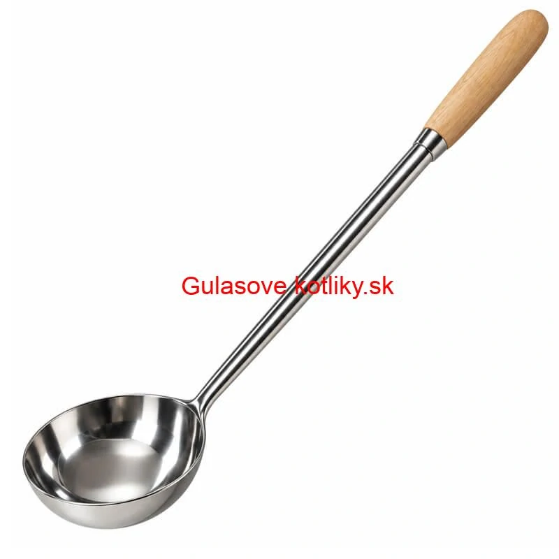 Antikorová naberačka 250 ml s drevenou rúčkou – 51,5 cm