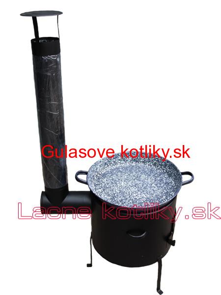 Smaltovaná panvica s uškami 42 cm
