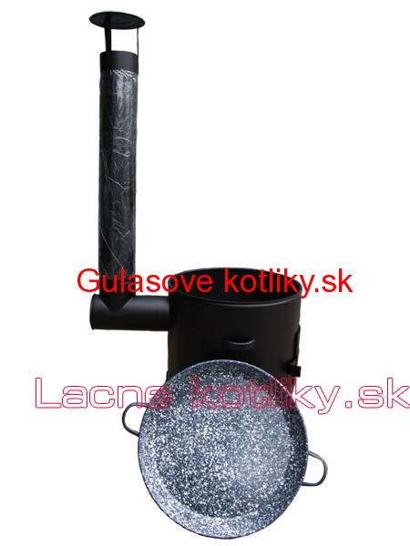 Smaltovaná panvica s uškami 42 cm
