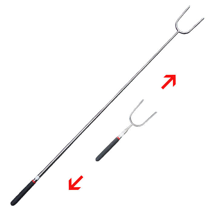 Vidlička na opekanie 24,5 cm - 84,5 cm – teleskopická 1 ks