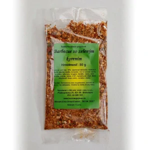Barbecue so zeleným korením 50 g