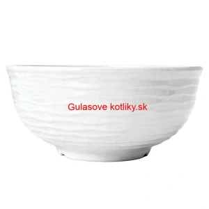 Prémiová biela miska s kamennou štruktúrou 750 ml
