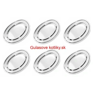 Nerezové podnosy pre catering – set 6 ks (30,5cm) - Servíruj s istotou a štýlom