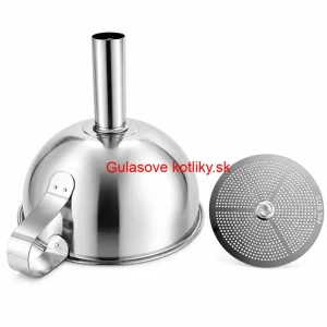 Nerezový lievik so sitkom 11 cm
