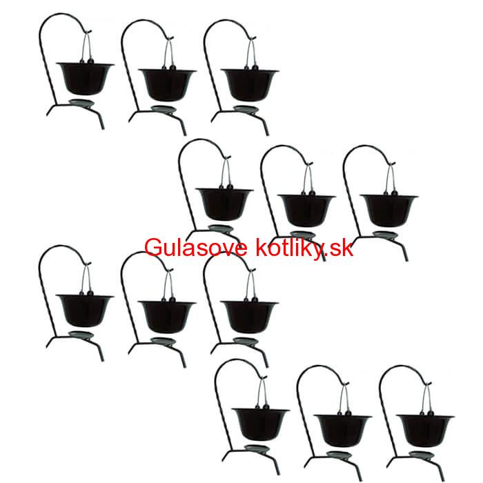 Servírovacia súprava SMALT BLACK 12 ks