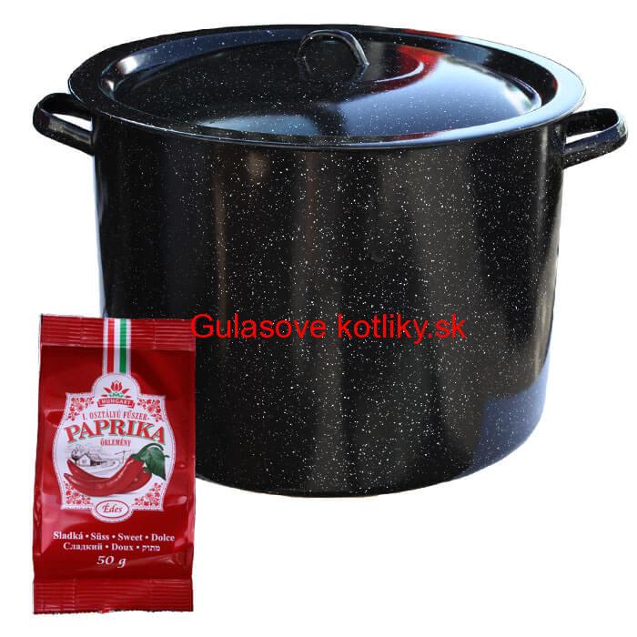 Smaltovaný hrniec 50 L + Paprika 50 g