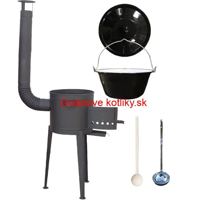 Smaltovaný kotlík 25 L (1,2 mm) + vysoká kotlina (2,0 mm) HODO 42 PLUS 600