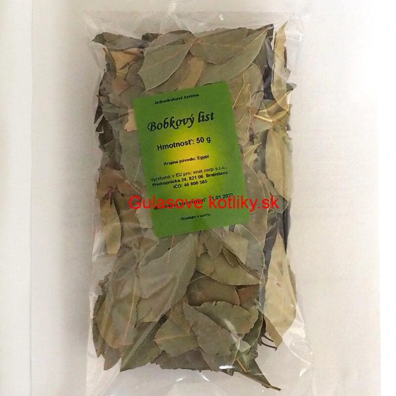Bobkový list celý I. 50 g