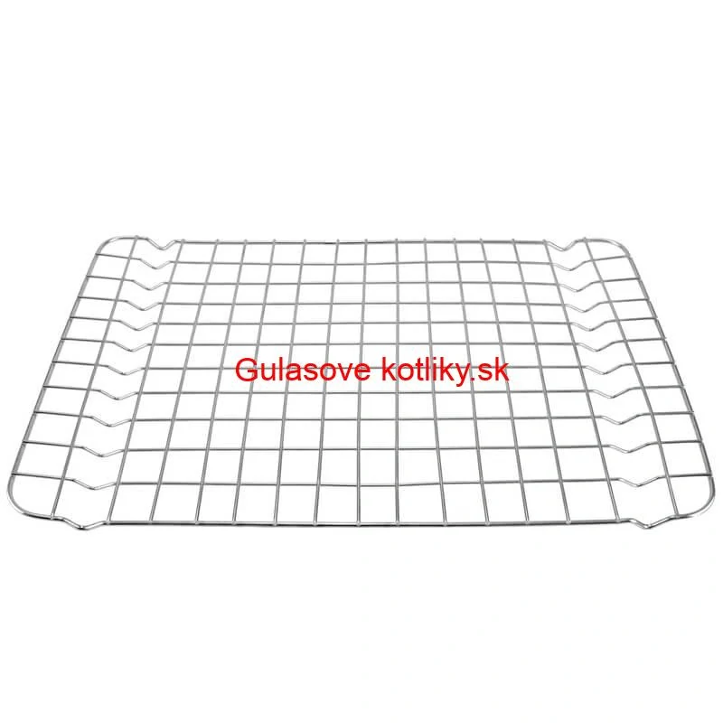 Nerezový rošt na pekáč na grilovanie a pečenie 33 x 22 cm