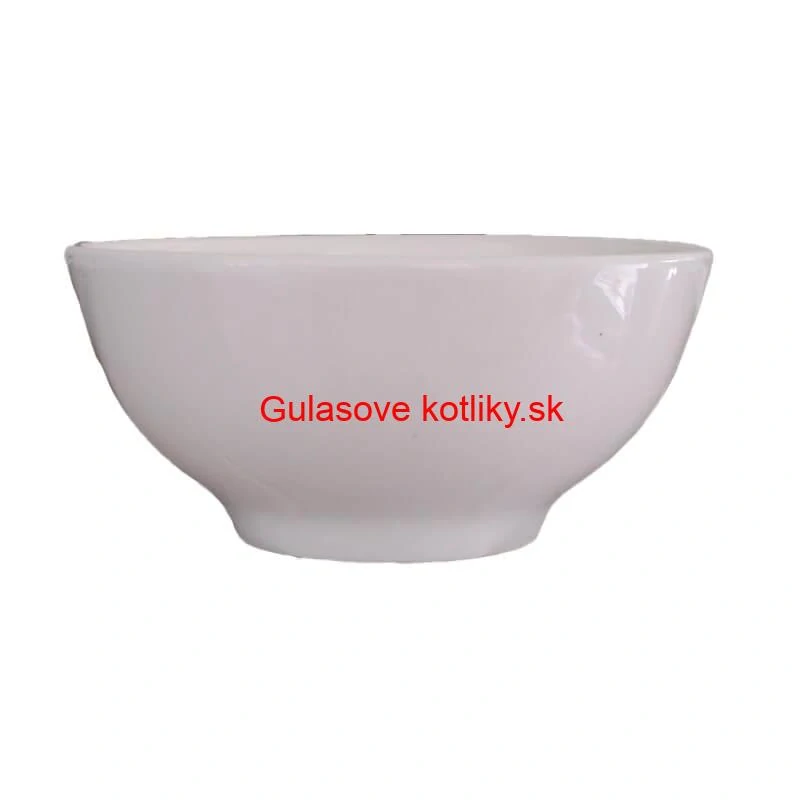 Keramická miska na servírovanie gulášu 15 cm biela