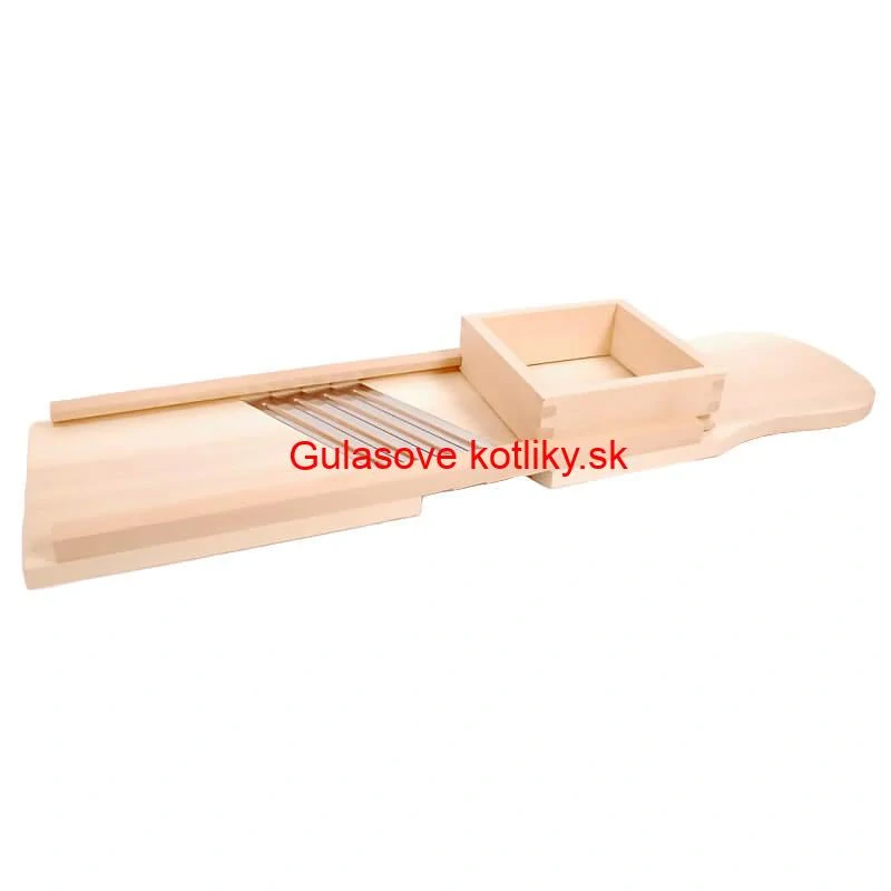 Ručný drevený krájač kapusty 4 nože 93 x 23,5 cm (obrovský)