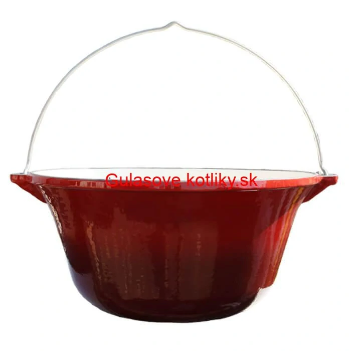 Liatinový kotlík 22 L – smaltovaný povrch