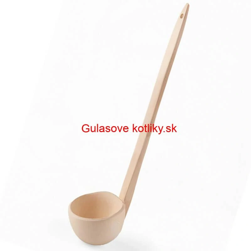 Drevená naberačka veľká 57 cm