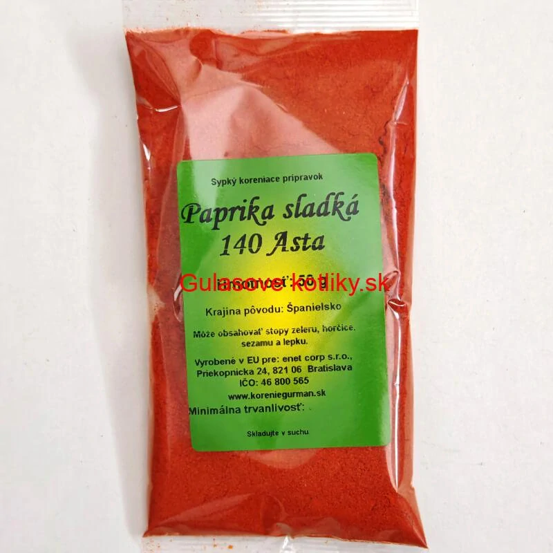 Paprika sladká 140 ASTA 250 g