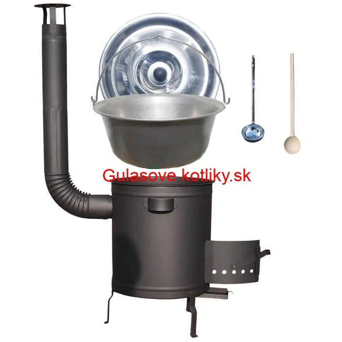 Nerezový kotlík 15 L (1,5 mm) + hrubostenná (1,5 mm) a žiaruvzdorná kotlina 36 PLUS 600