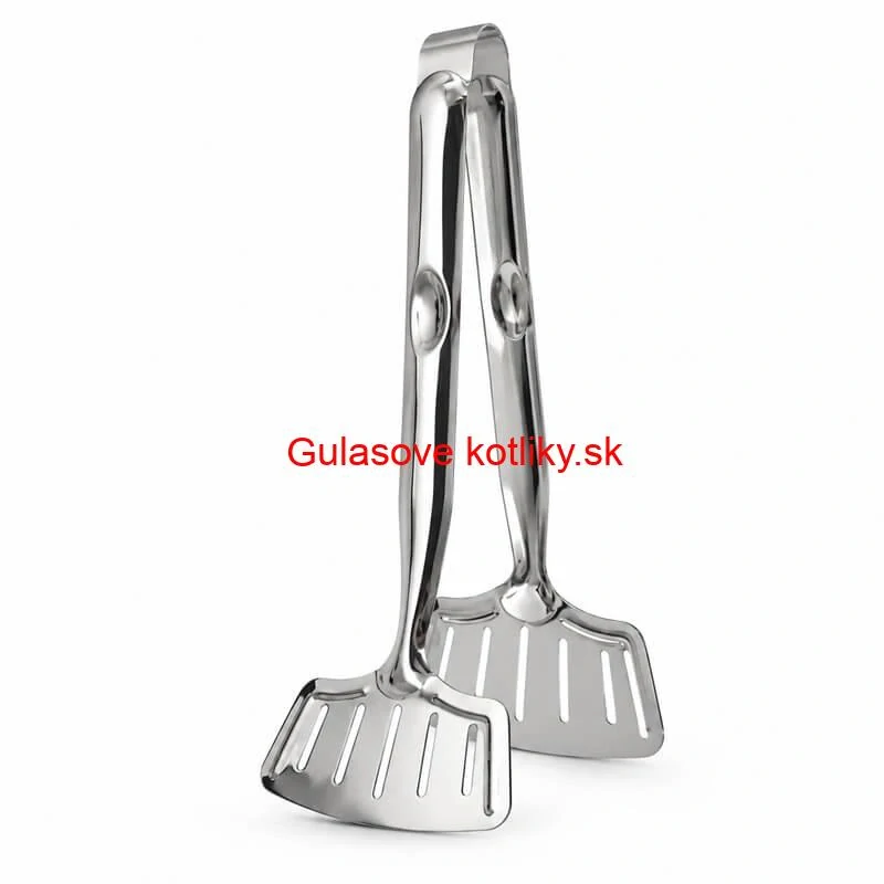 Nerezové kliešte na rybu — kuchynská naberačka 2 v 1, 28 cm