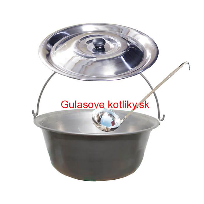 Nerezový kotlík 10 L (1,5 mm) + antikorová pokrievka
