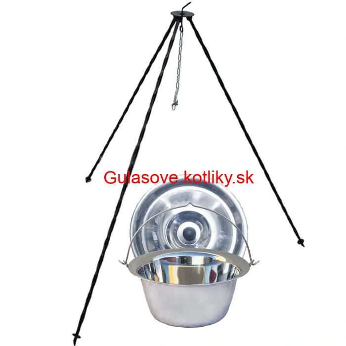 Nerezový kotlík 14 L INOX + pokrievka + stojan CLASSIC