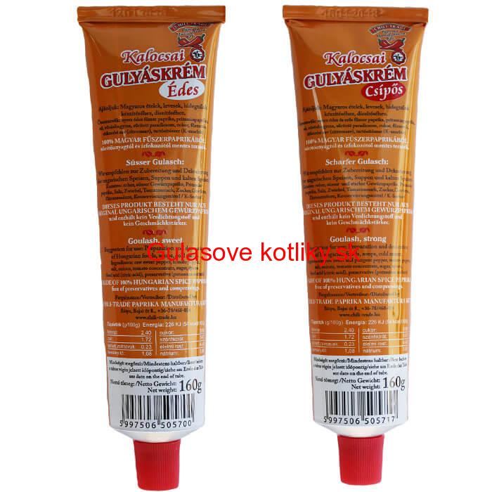 Paprikový krém do gulášu MIX 160 G