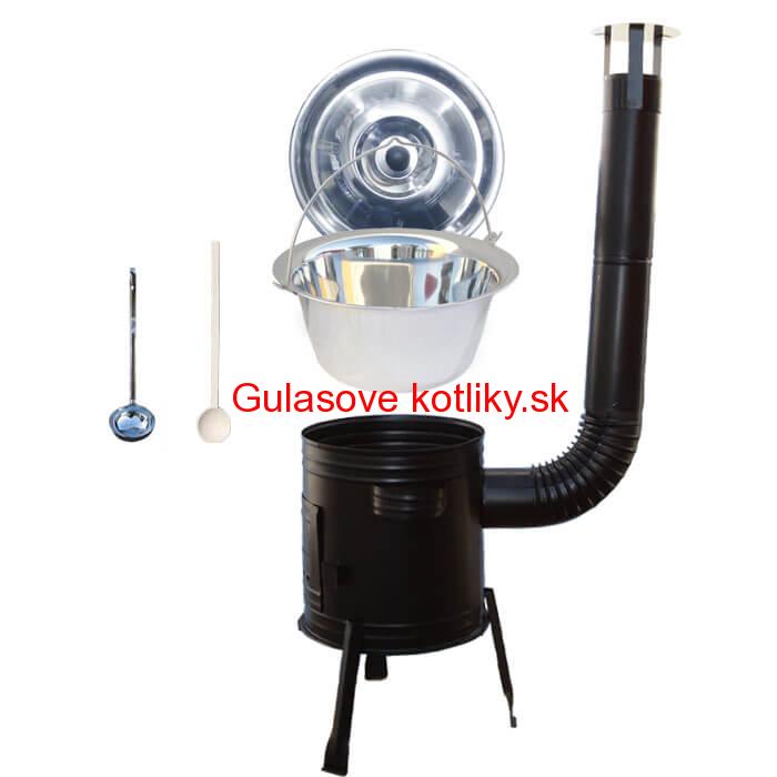 Antikorový kotlík 20 L (0,8 mm) + kovová kotlina 39 CLASSIC (KOV)