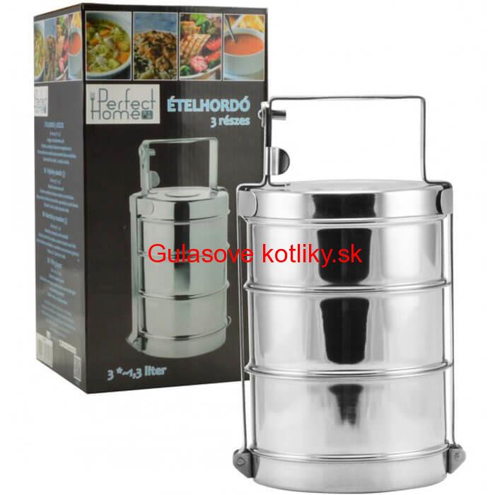 Nosič na jedlo, 3 dielny