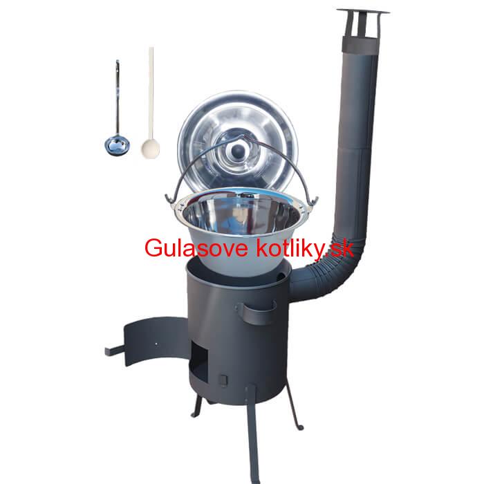 Antikorový kotlík 20 L (1,2 mm) + žiaruvzdorná kotlina 42 PLUS 600 4 MM