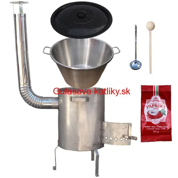 Nerezový kotol 40 L (1,2 mm) + nerezová kotlina (1,5 mm) 45 cm STRONG EXCLUSIVE