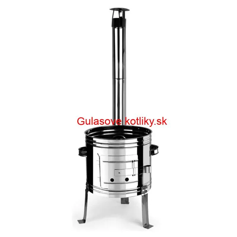 Smaltovaný kotlík 13 L + Nerezová kotlina 36 INOX + misky 12 ks