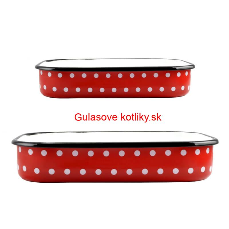 Smaltovane pekáče DECOR 2 ks