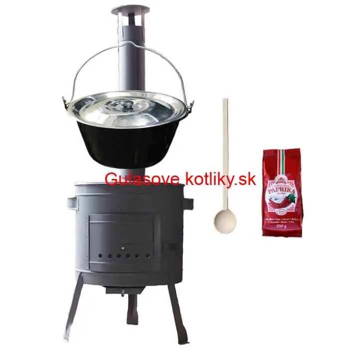 Smaltovaný kotlík 25 L (1,2 mm) + hrubostenná (1,5 mm) žiaruvzdorná kotlina BALKY STRONG 42 PLUS 600