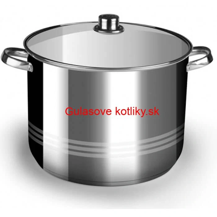 Nerezový hrniec 7 L + sklenená pokrievka