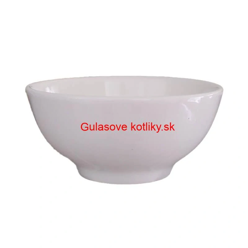 Keramická miska na servírovanie gulášu 15 cm biela