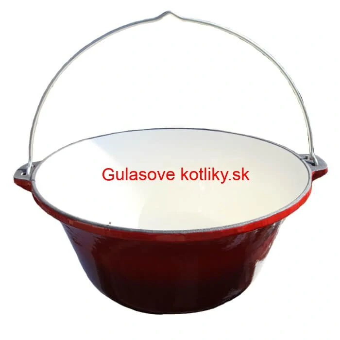 Liatinový kotlík 22 L – smaltovaný povrch