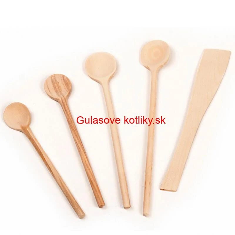 5-dielna sada drevených varešiek