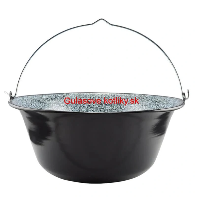 Smaltovaný kotlík (1,2 mm) 22 L + plynový horák k PB + nízka kotlina 42 PLUS 600 + nerezová pokrievka INOX