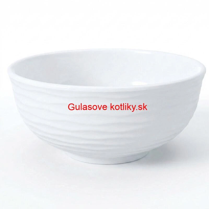 Prémiová biela miska s kamennou štruktúrou 750 ml