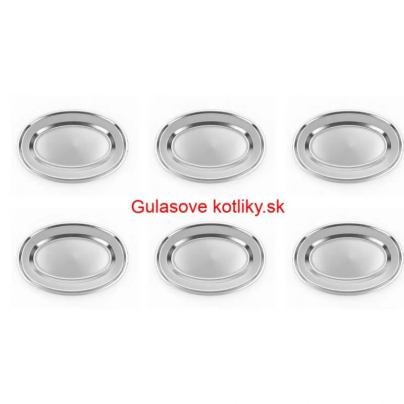 Nerezové podnosy pre catering – set 6 ks (40,5cm) - Servíruj s istotou a štýlom