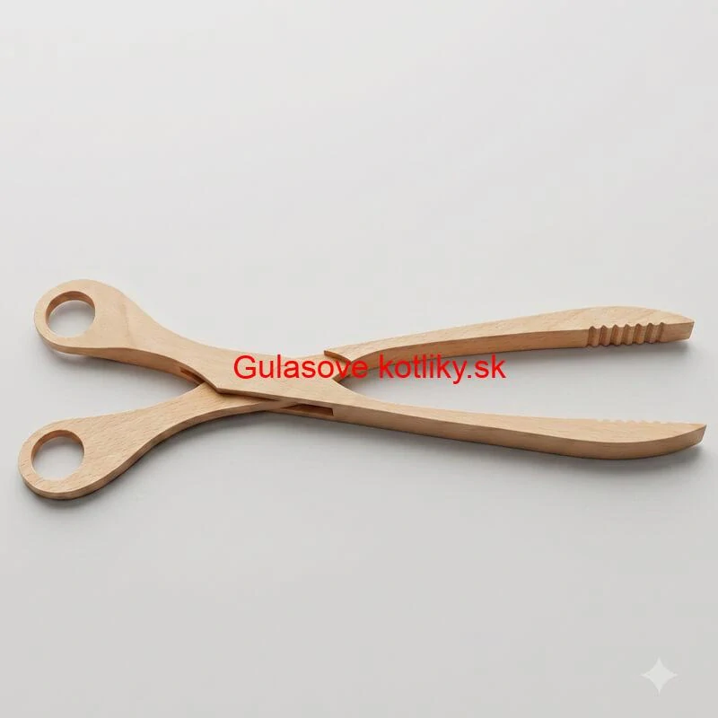 Drevené grilovacie kliešte 29 cm