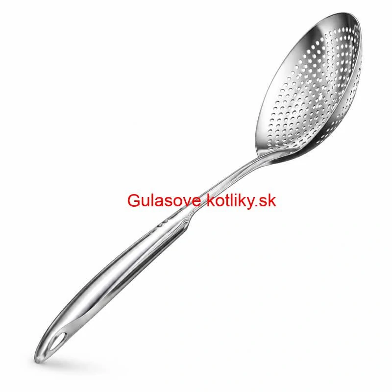 Veľká nerezová penovačka – sitko 19 cm, dĺžka 48 cm